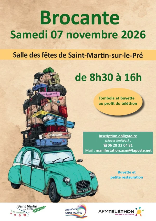 Brocante de Saint-Martin-sur-le-Pré