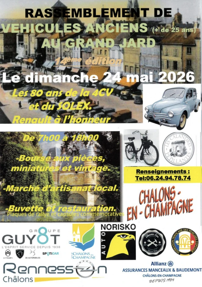 Rassemblement de véhicules anciens