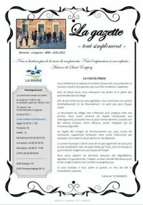 Gazette n°6 de la commune de Moncetz-Longevas