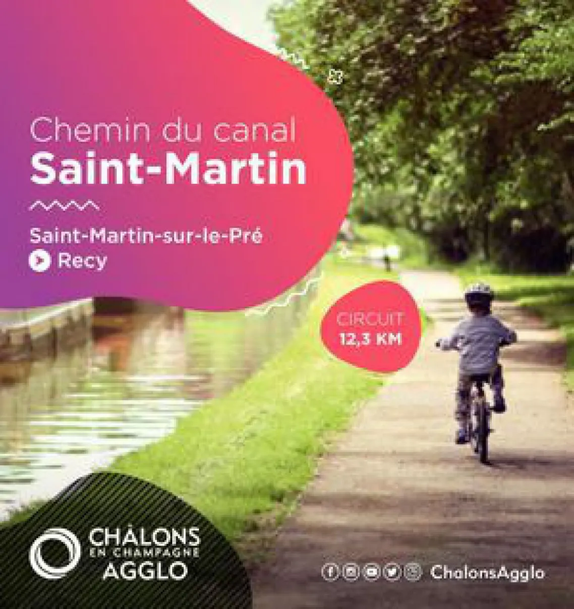 Chemin du Canal St Martin