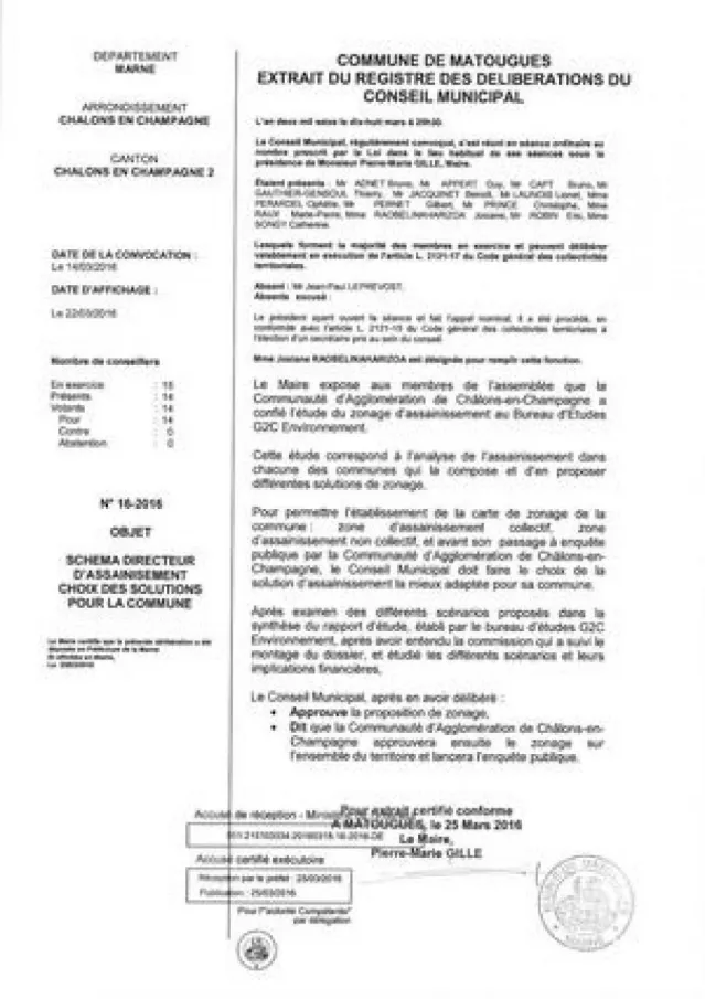 Deliberations Des Communes Et De L Agglo