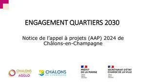 Notice de l’appel à projets (AAP) 2024 de Châlons-en-Champagne