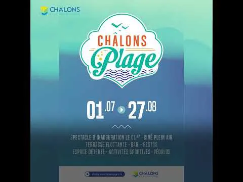 Lancement de Châlons Plage ! Rdv le 1er juillet !