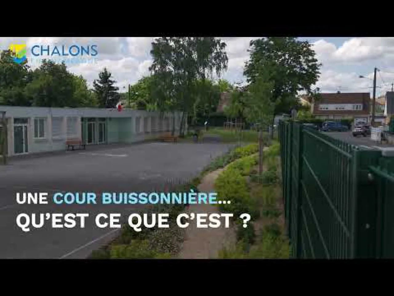 Les cours d'école se mettent au vert -  Châlons-en-Champagne