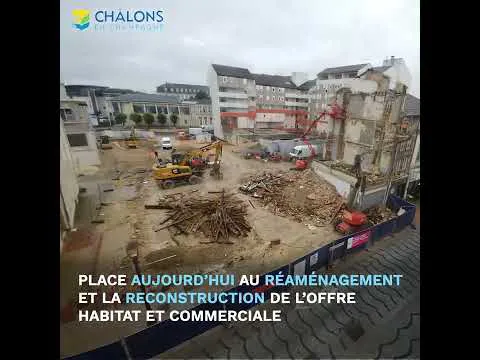Ouverture de la rue Clémangis à Châlons-en-Champagne