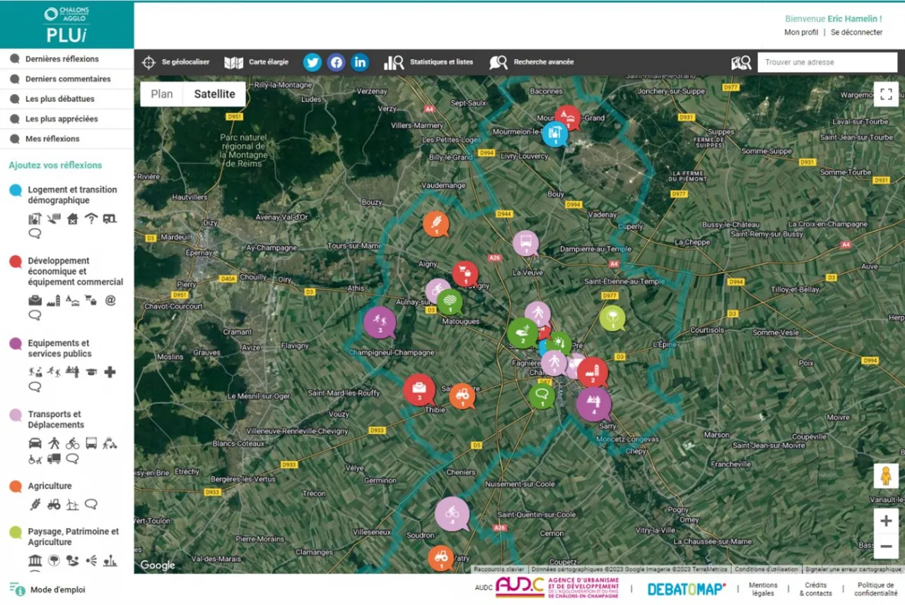 Debatomap