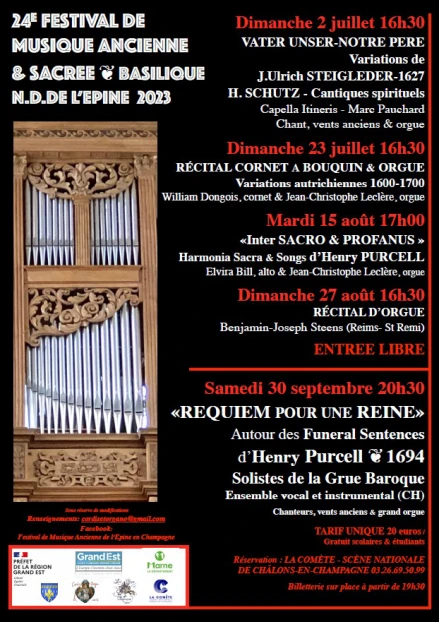 24ème Festival de Musique Ancienne & Sacrée