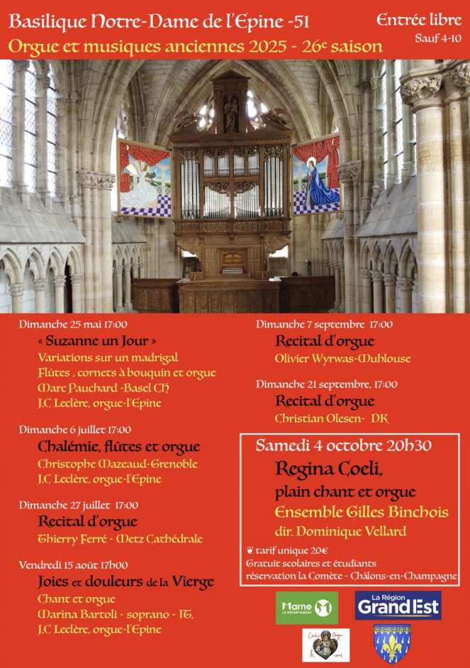 26ème Festival d'Orgue et Musiques Anciennes 