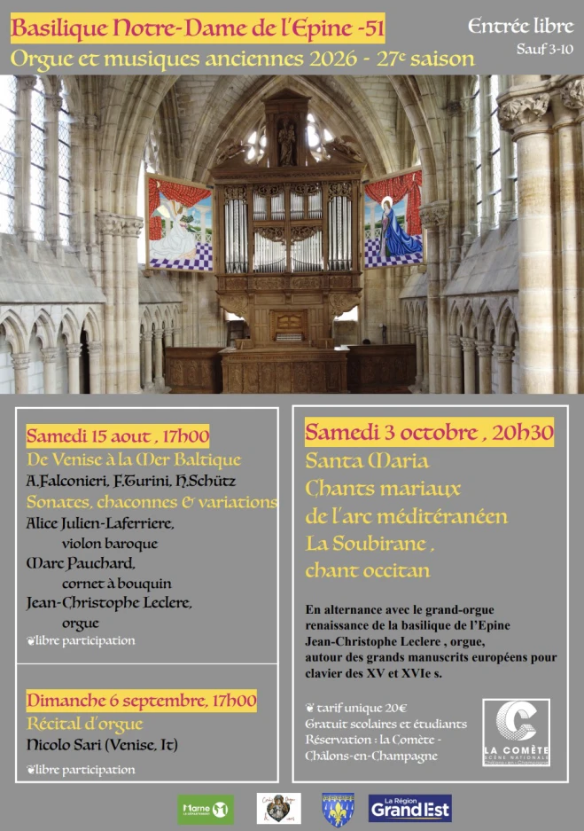 27ème Festival d'Orgue et Musiques Anciennes 