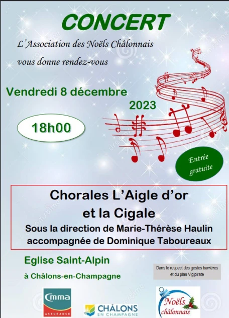 3 Chorales pour 3 Concerts de Noël