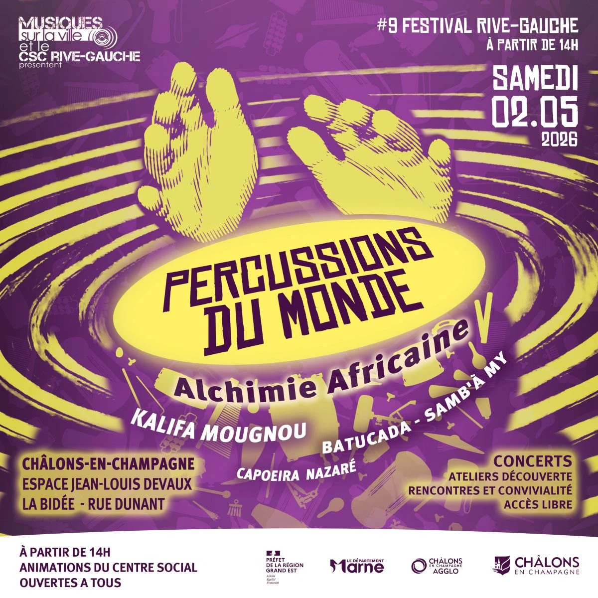 9ème Festival des Percussions du Monde