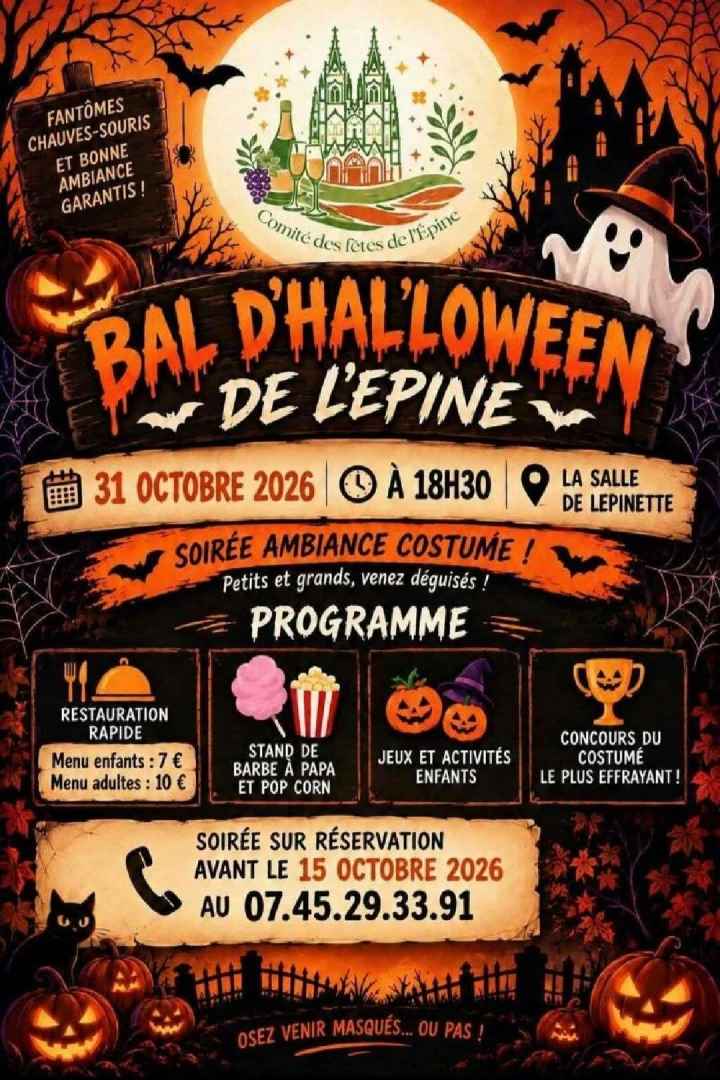 Bal d'Halloween de l'Epine