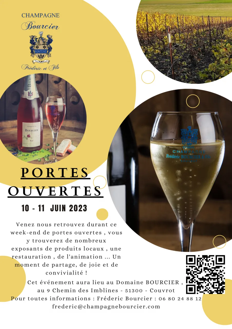 Champagne Bourcier Frédéric & Fils : portes ouvertes