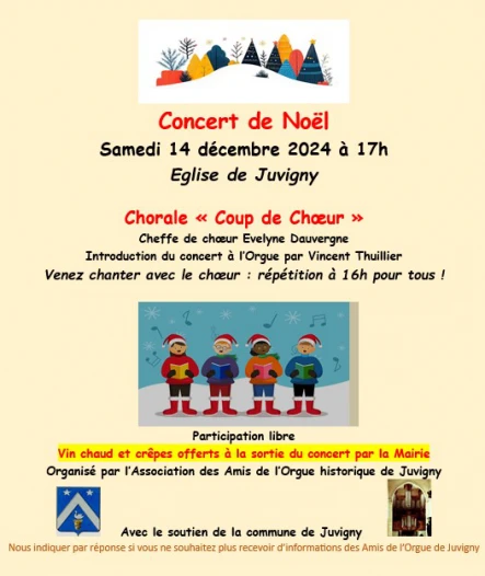 Concert de Noël à Juvigny