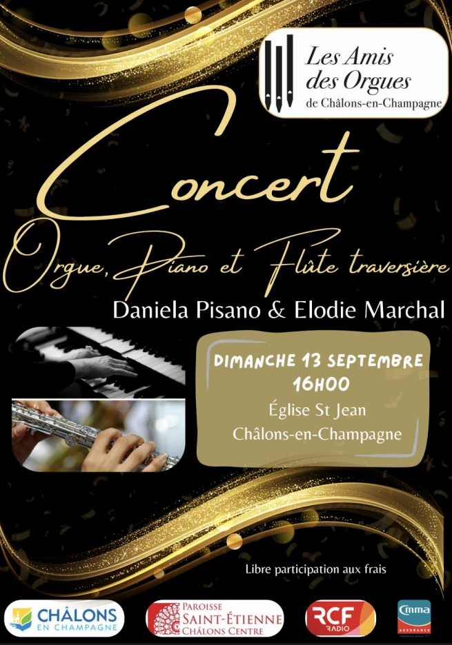 Concert : Orgue, Piano et Flûte traversière