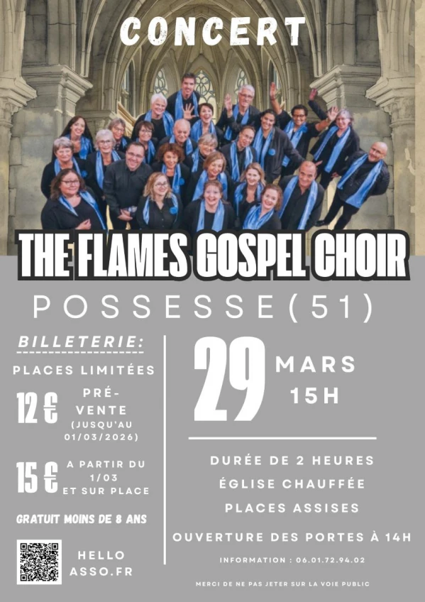 Concert : The Flames Gospel Choir