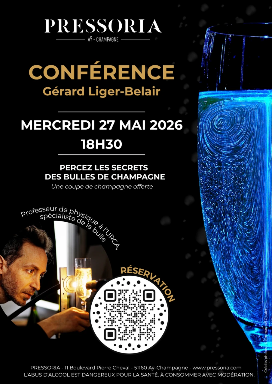 Conférence Gérard Liger-Belair chez Pressoria