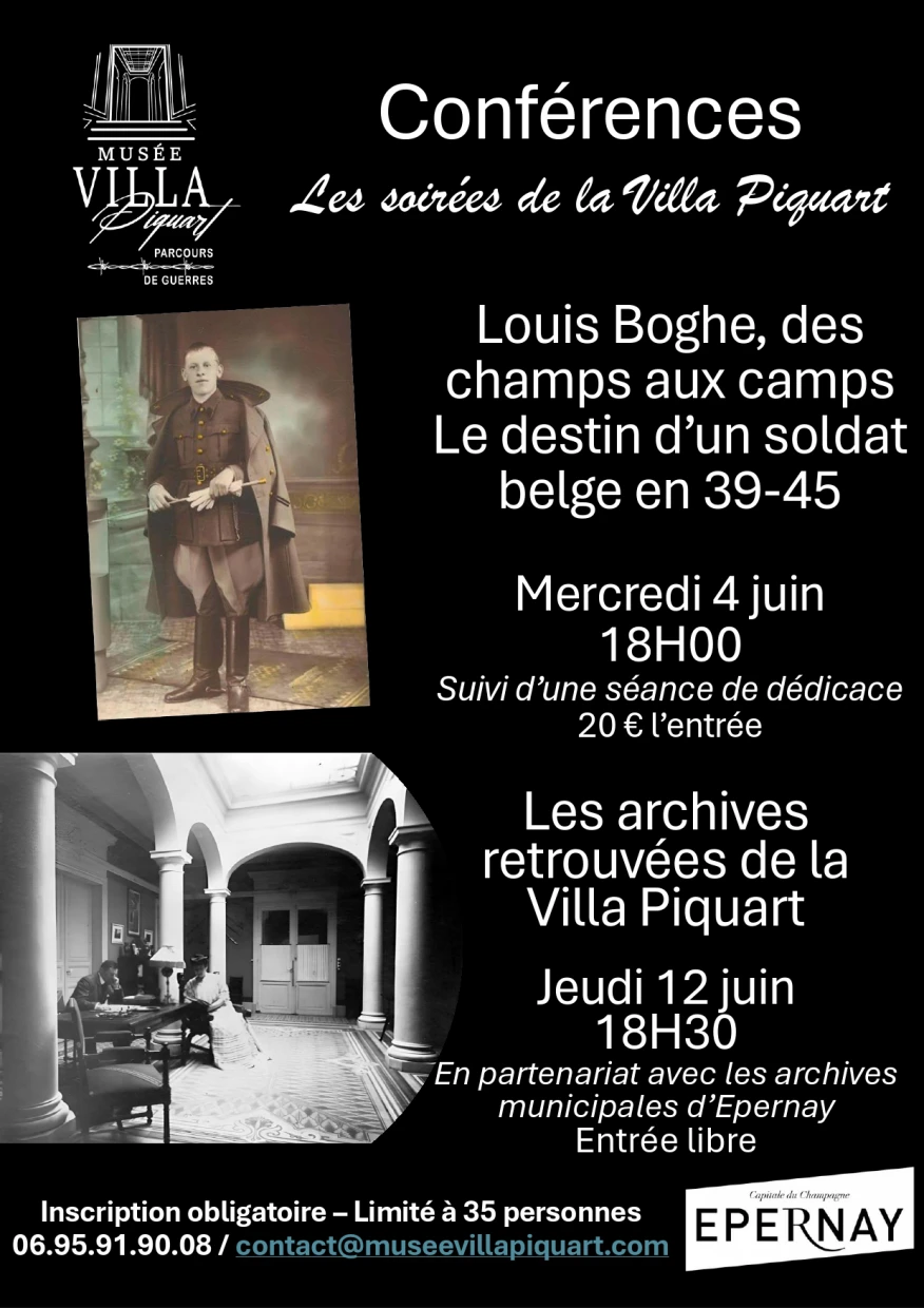 Conférences : Les Soirées de la Villa Piquart