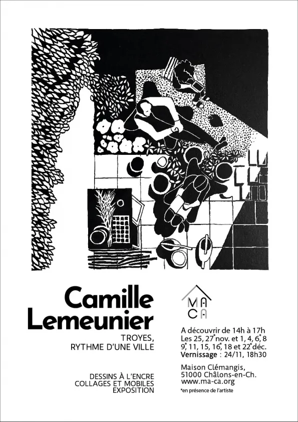 Exposition Camille Lemeunier, Troyes, rythme d'une ville