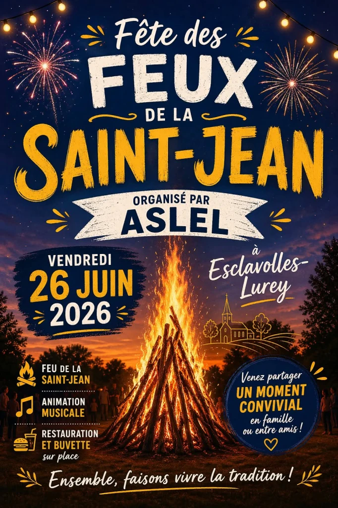 Fête de la Saint-Jean à Esclavolles-Lurey