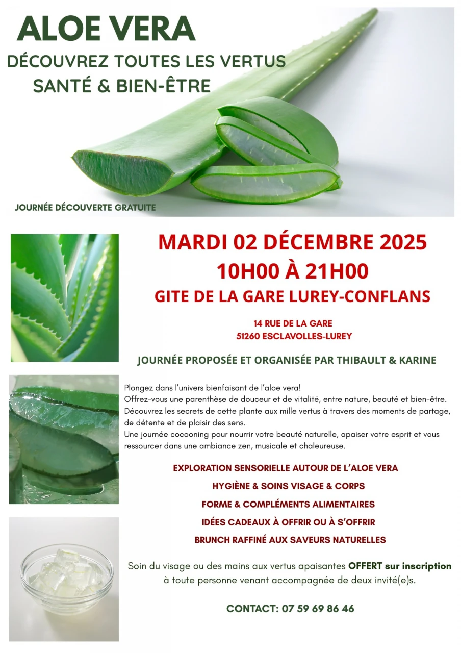 Journée Découverte “Aloe Vera à Esclavolles-Lurey