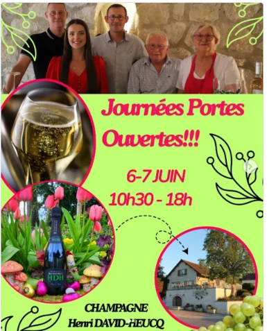 Journées Portes Ouvertes – Champagne Henri David-Heucq