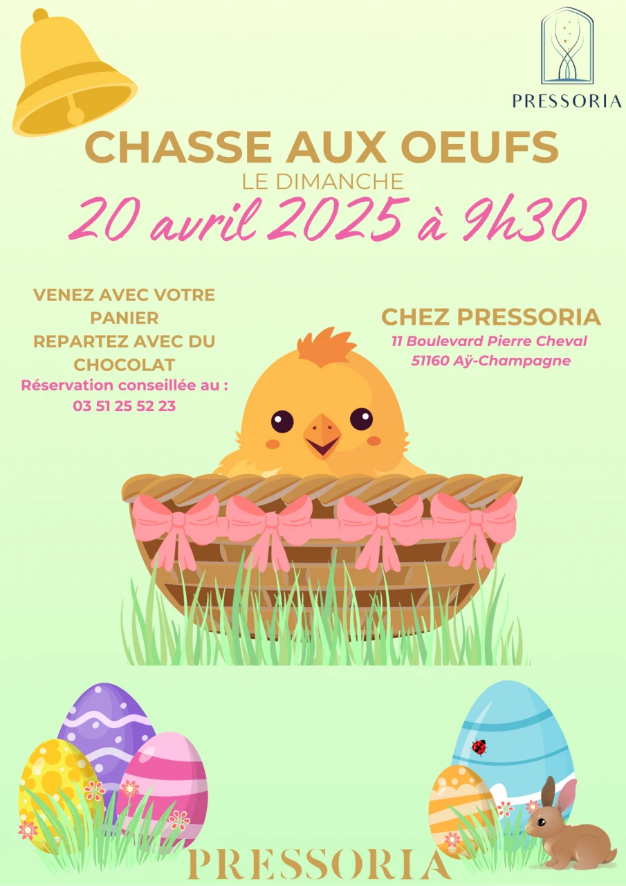 La Chasse aux Oeufs chez PRESSORIA