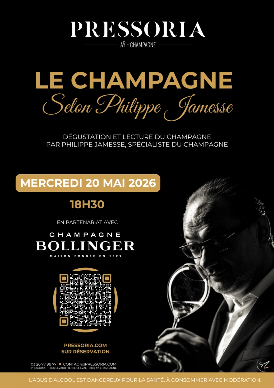 Le Champagne avec Philippe Jamesse à Pressoria