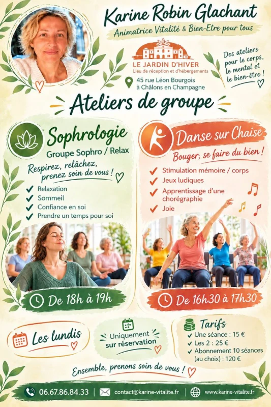 Lundis Vitalité avec Karine Robin Glachant