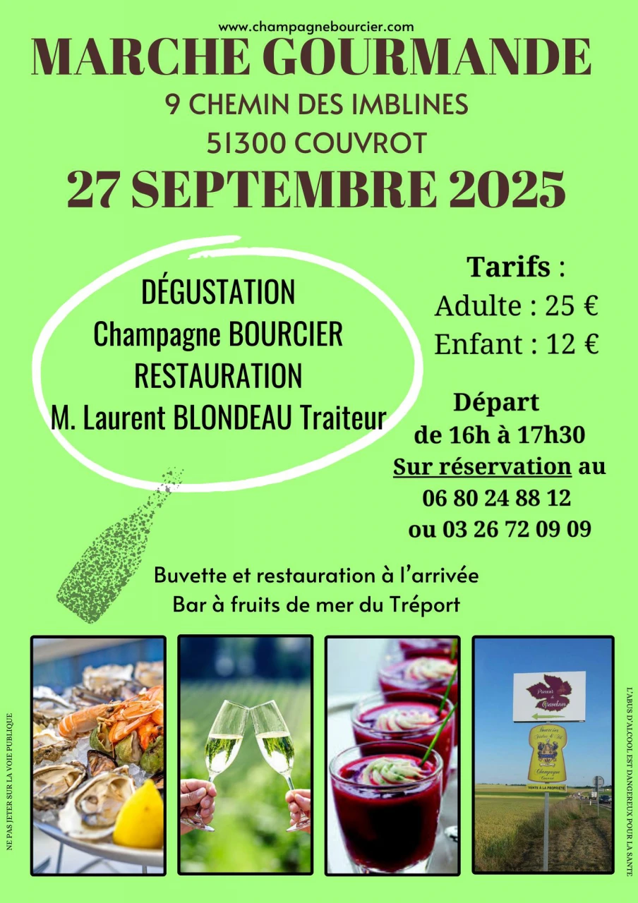 Marche Gourmande du Champagne Bourcier