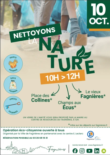 Nettoyons la Nature – Fagnières