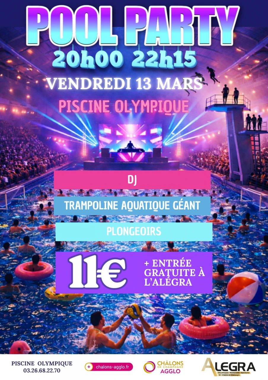 Pool Party à la Piscine Olympique