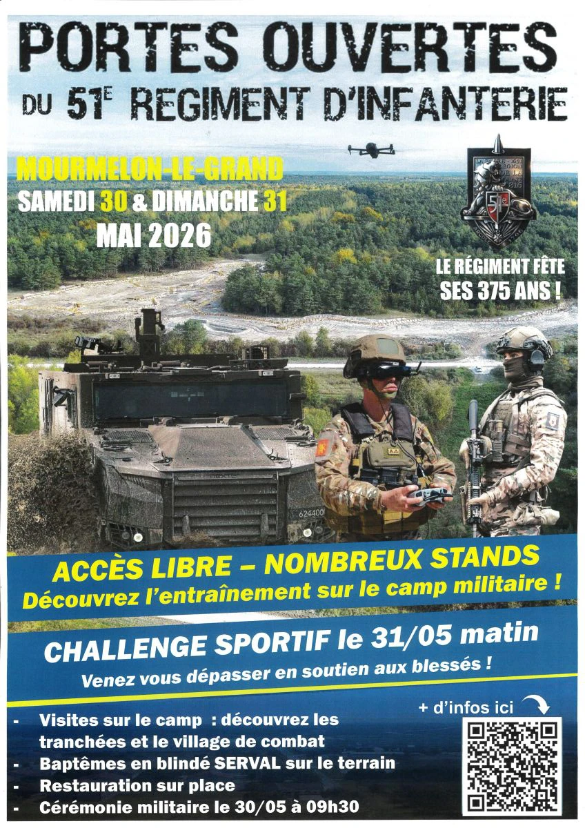 Portes Ouvertes du 51ème Régiment d'Infanterie