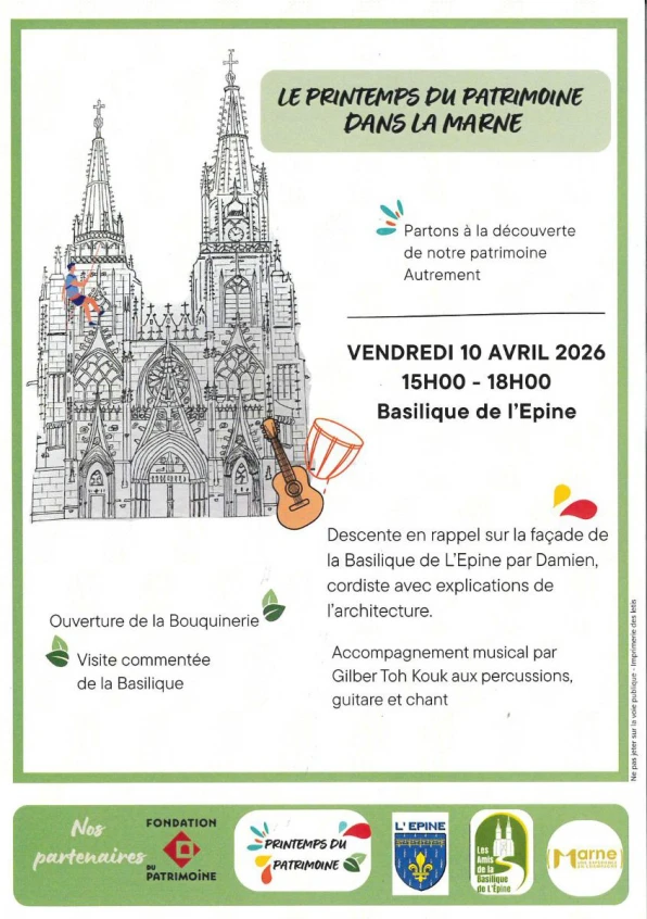 Printemps du Patrimoine : A l’assaut de la Basilique de L’Epine !