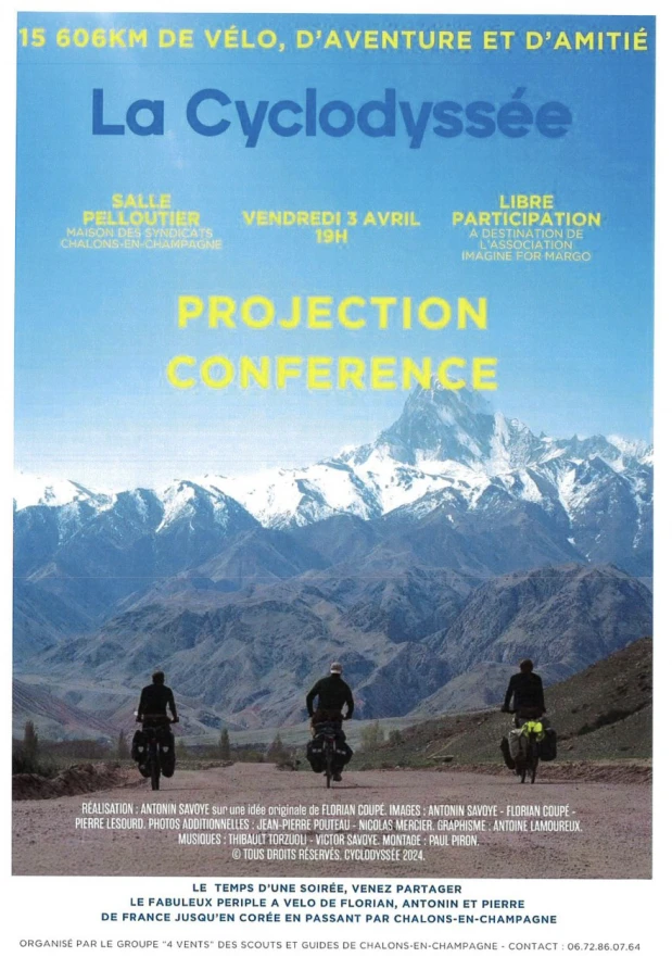 Projection Conférence : La Cyclodyssée