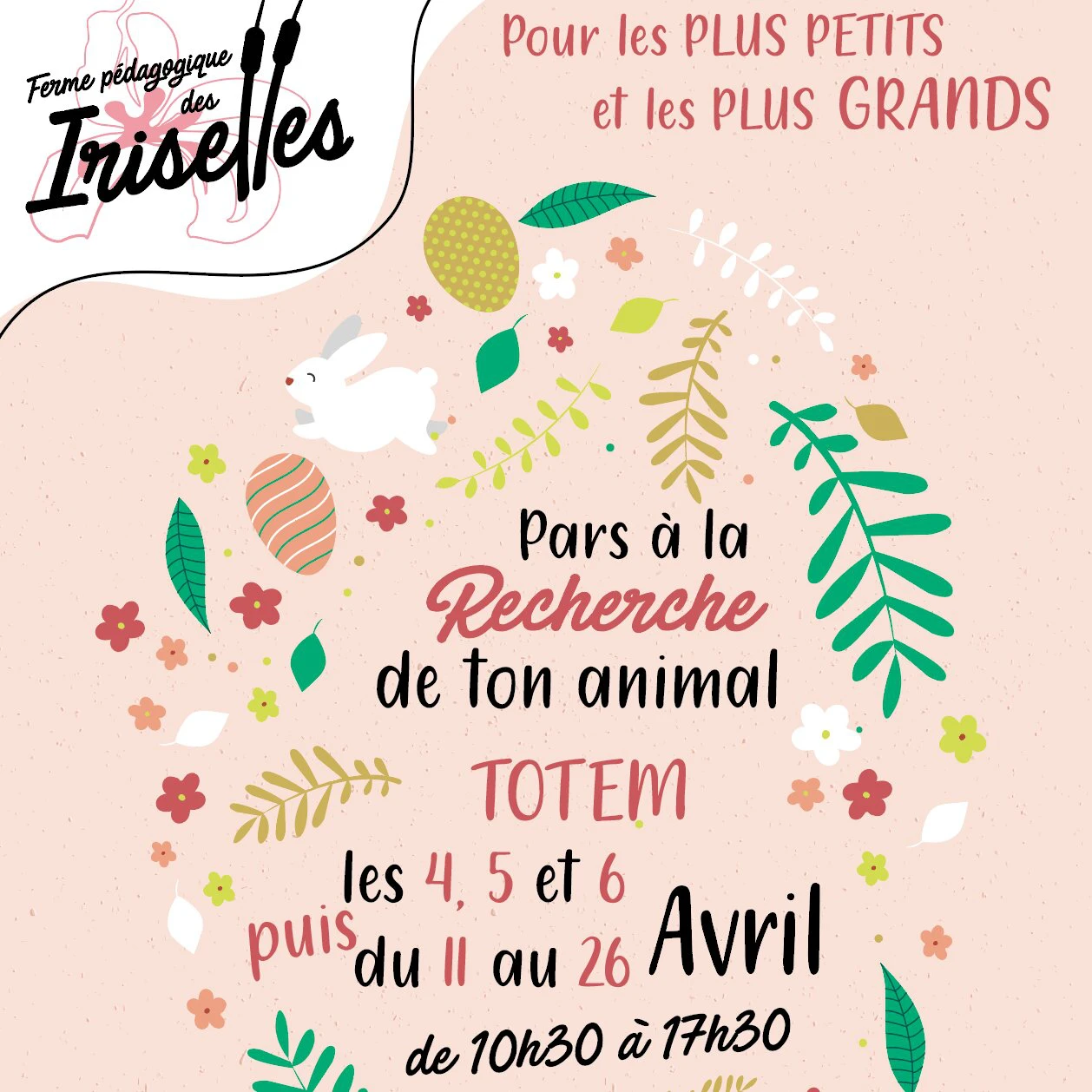 Quête de Printemps à la Ferme Pédagogique des Iriselles