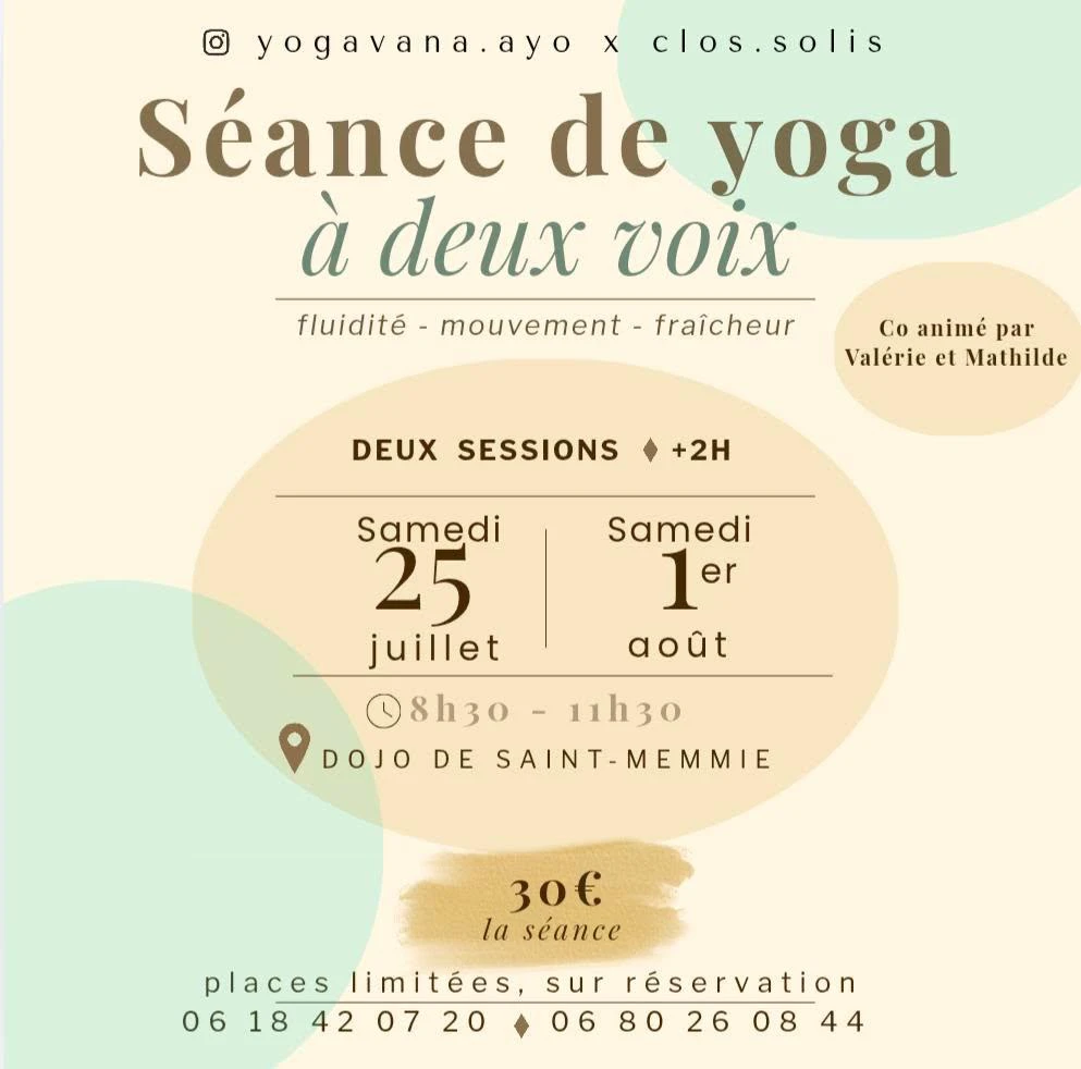 Séance de Yoga à 2 Voix