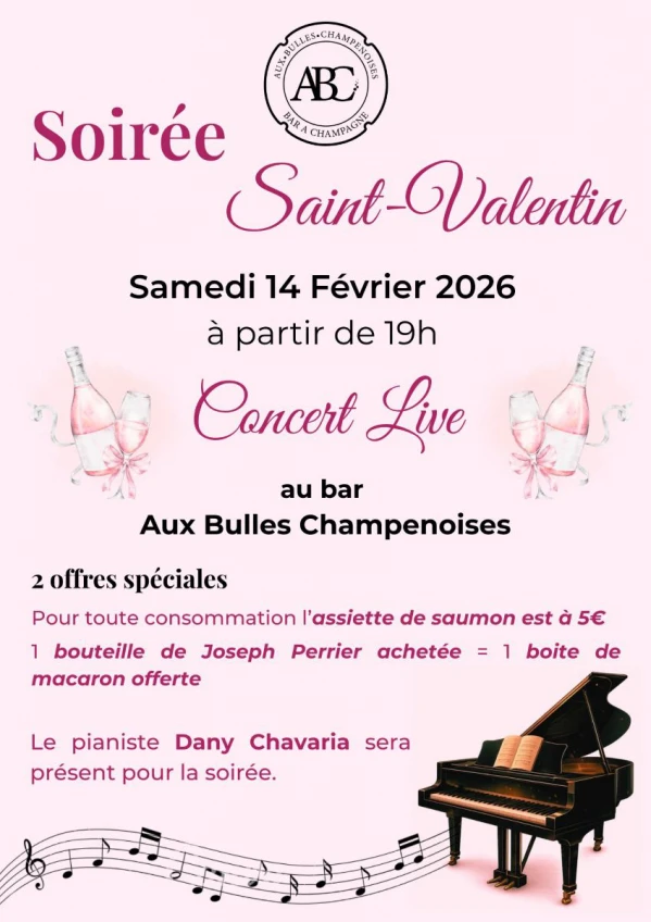 Soirée Saint-Valentin à l'ABC