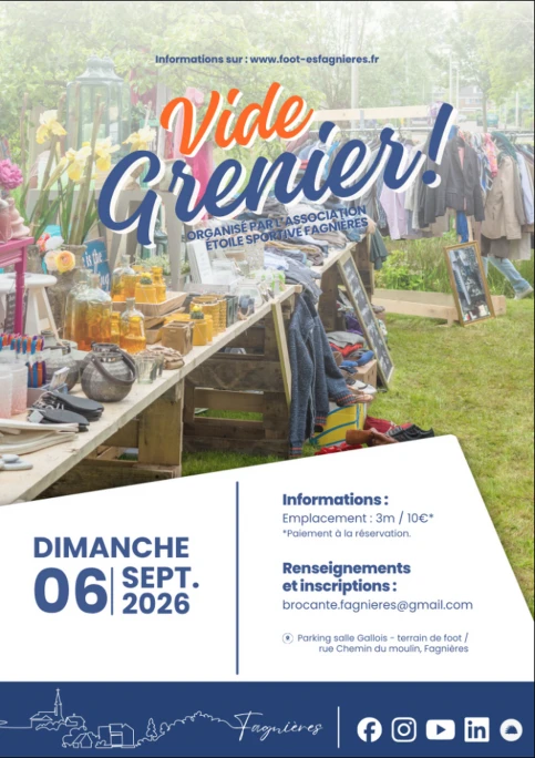 Vide-grenier – Fagnières